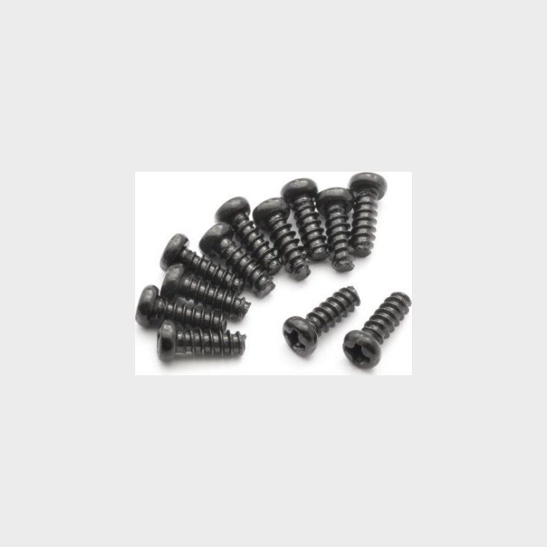 Round-headed Screw 2.6&times;7pbho - 534751 - Blackzon