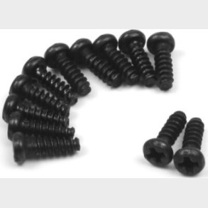 Pan Head Self Tapping Screws 6x8mm (12pcs) - 540153 - Blackzon