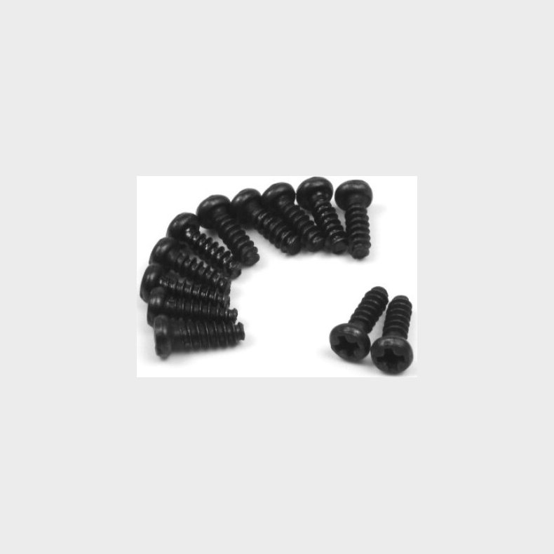 Pan Head Self Tapping Screws 6x8mm (12pcs) - 540153 - Blackzon