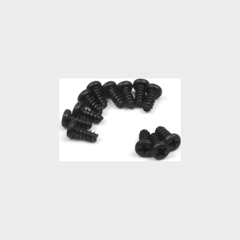 Pan Head Self Tapping Screws 6x6mm (12pcs) - 540154 - Blackzon