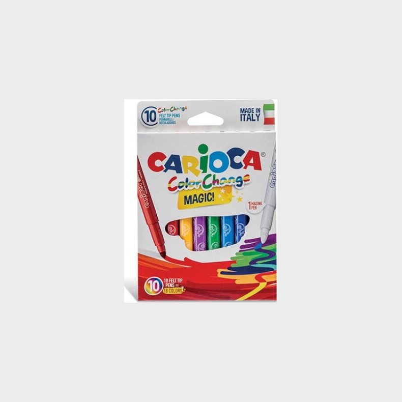 Carioca - Magic Color Change - Trylletusser - 10 Stk