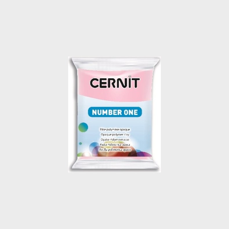 Cernit - Ler - Number One - Pink - 475 - 56 G