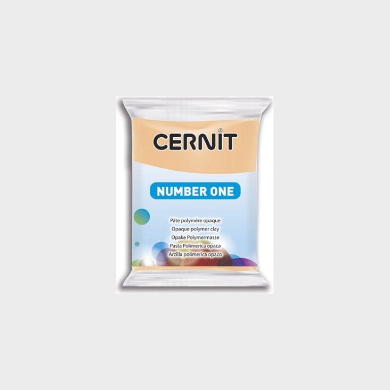 Cernit - Ler - Number One - Fersken - 423 - 56 G