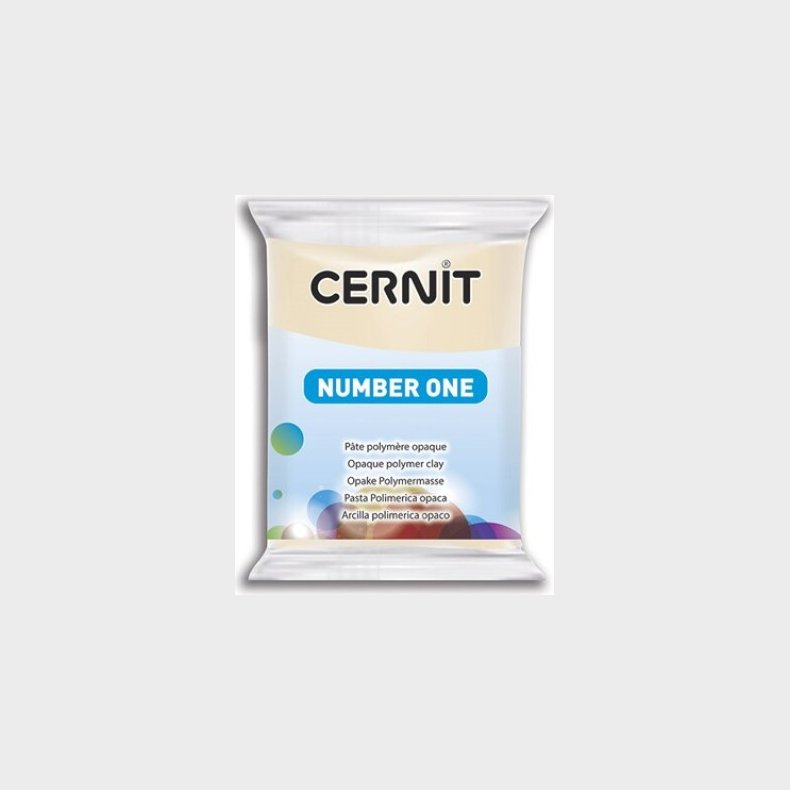 Cernit - Ler - Number One - Sandfarvet - 747 - 56 G