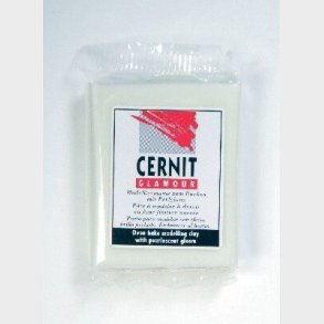 Cernit - Ler - Glamous - Gennemsigtig Selvlysende - 024 - 56 G