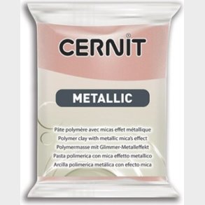 Cernit - Ler - Metallic - Pink Guld - 052 - 56 G
