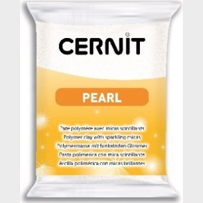 Cernit - Ler - Pearl - Perlemor Hvid - 085 - 56 G