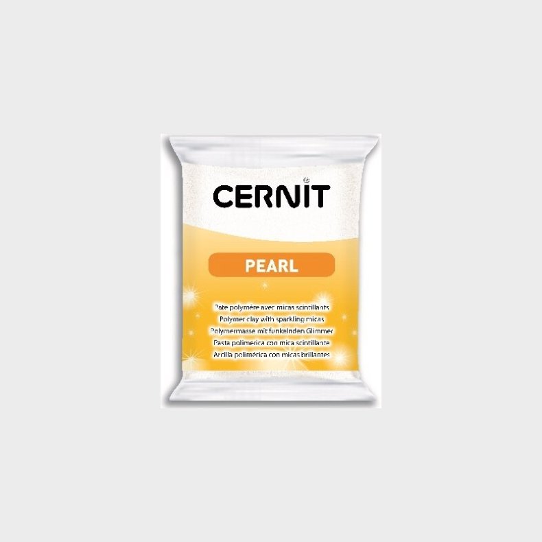 Cernit - Ler - Pearl - Perlemor Hvid - 085 - 56 G