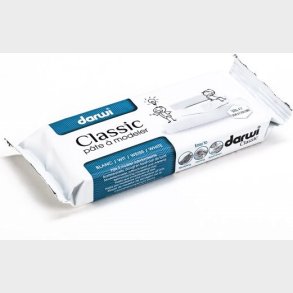 Darwi - Selvhrdende Ler - Cernit - Hvid - 500 G