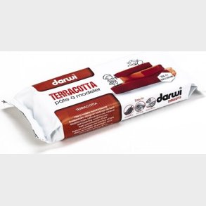 Darwi - Selvhrdende Ler - Cernit - Terracotta - 500 G