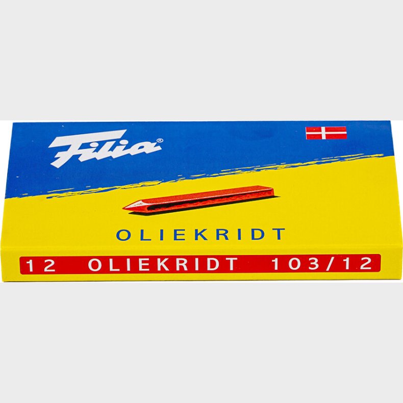 Oliekridt 12stk - Pink I Stedet For Sort - 103/12 -169 - Filia