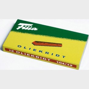 Oliekridt Trekantet 12stk - 104-12 - Filia