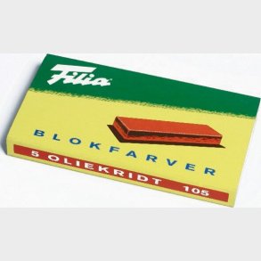 Oliekridt Blokfarve 5stk - 105 - Filia