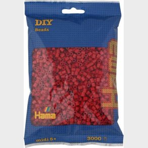 Hama Midi Perler - 3.000 Stk. - Mrkerd - 201-22