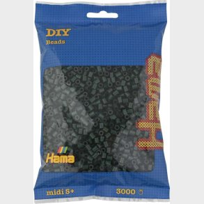 Hama Midi Perler - Mrkegrn - 3.000 Stk. - 201-28