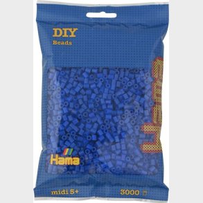 Hama Midi Perler - Neon Bl - 3.000 Stk. - 201-36