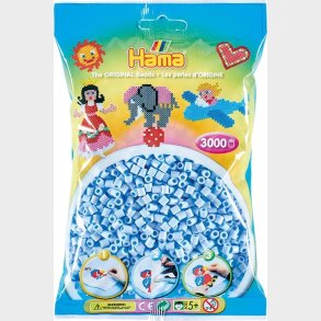 Hama Midi Perler - Pastel Isbl - 3.000 Stk. - 201-97