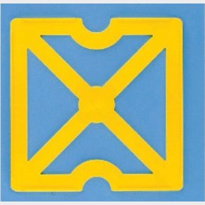 Hama Ramme Til Perleplade Nr. 8214 - 16,5x16,5 Cm - 249