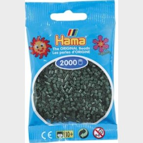 Hama Mini Perler - Mrkegrn - 2.000 Stk. - 501-28