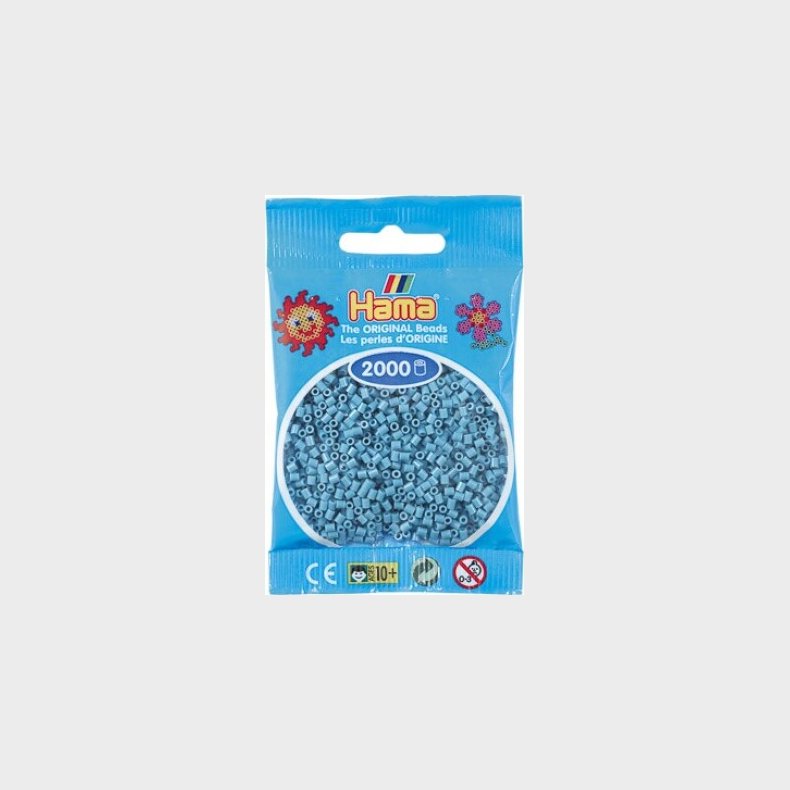 Hama Mini Perler - Turkis Bl - 2.000 Stk. - 501-31