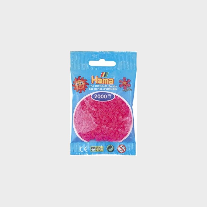 Hama Mini Perler - Neon Fuschia - 2.000 Stk. - 501-32