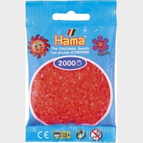 Hama Mini Perler - Neon Rd - 2.000 Stk. - 501-35
