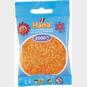 Hama Mini Perler - Neon Orange - 2.000 Stk. - 501-38