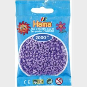 Hama Mini Perler - Pastel Lilla - 2.000 Stk. - 501-45