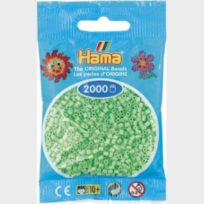 Hama Mini Perler - Pastel Grn - 2.000 Stk. - 501-47