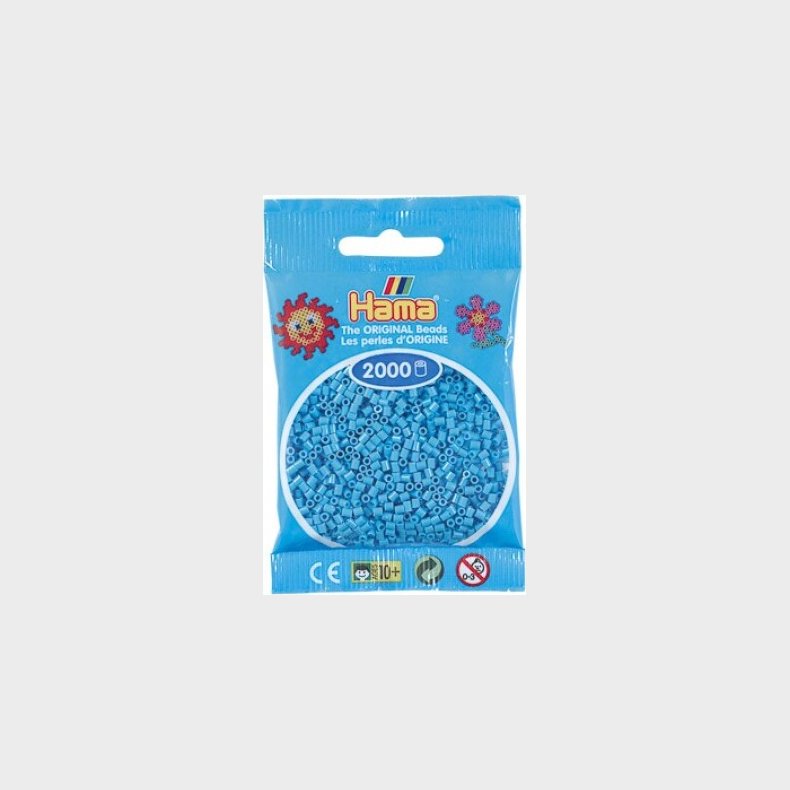 Hama Mini Perler - Azurbl - 2.000 Stk. - 501-49