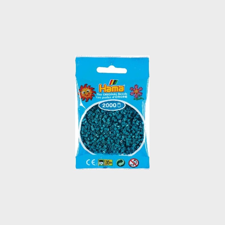 Hama Mini Perler - Petrol - 2.000 Stk. - 501-83