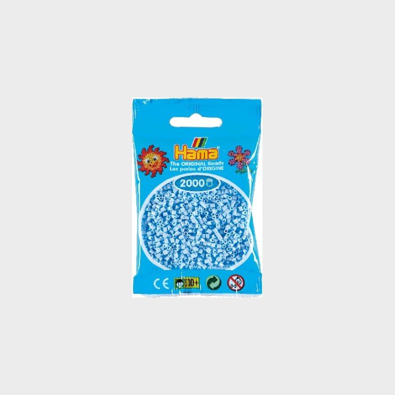 Hama Mini Perler - Pastel Isbl - 2.000 Stk. - 501-97