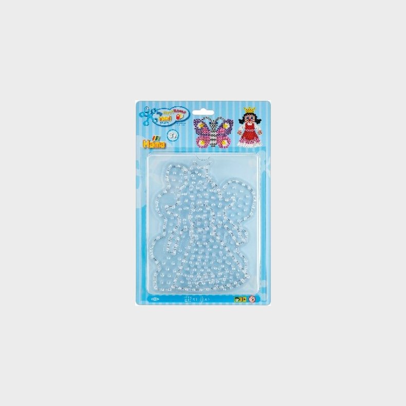 Hama Maxi Perleplader - Sommerfugl Og Prinsesse - Transparent - 8102