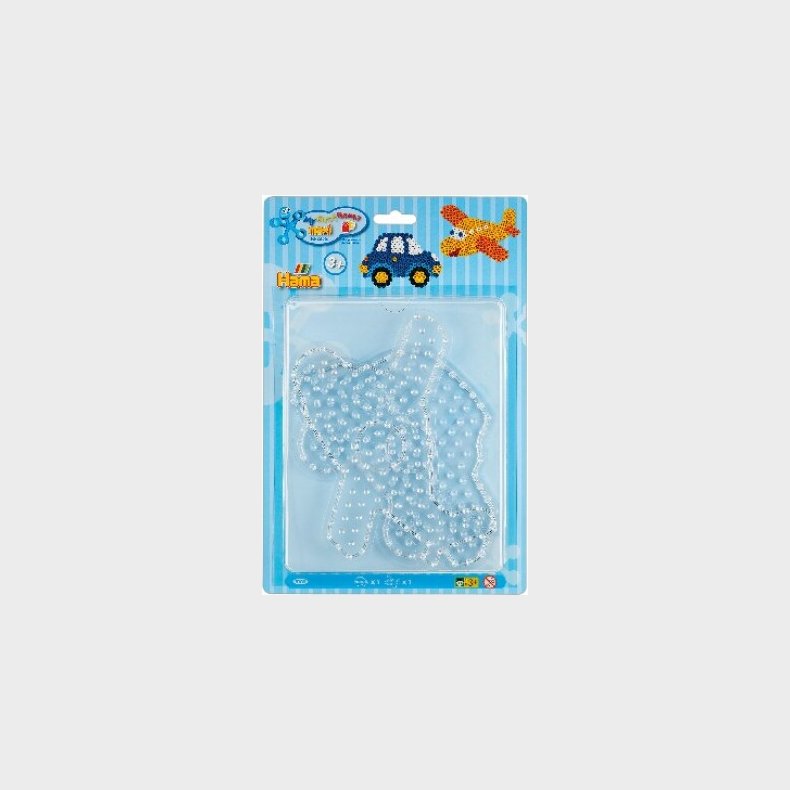 Hama Maxi Perleplader - Bil Og Fly - Transparent - 8103