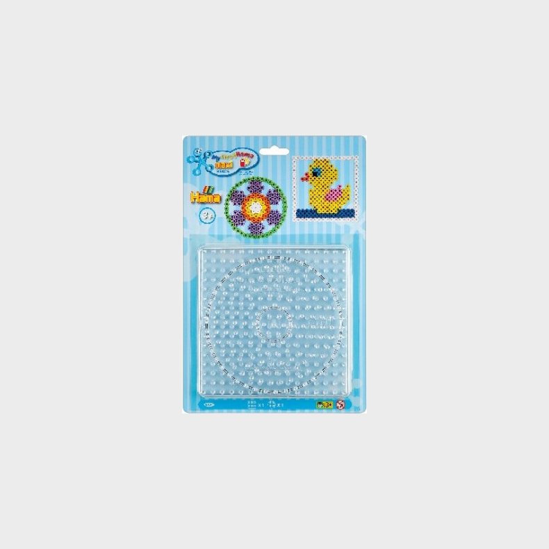 Hama Maxi Perleplader - Firkant Og Rund - Transparent - 8104