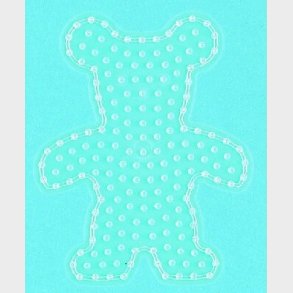 Hama Maxi Perleplade - Bamse - Transparent - 19,5x15,5 Cm - 8204