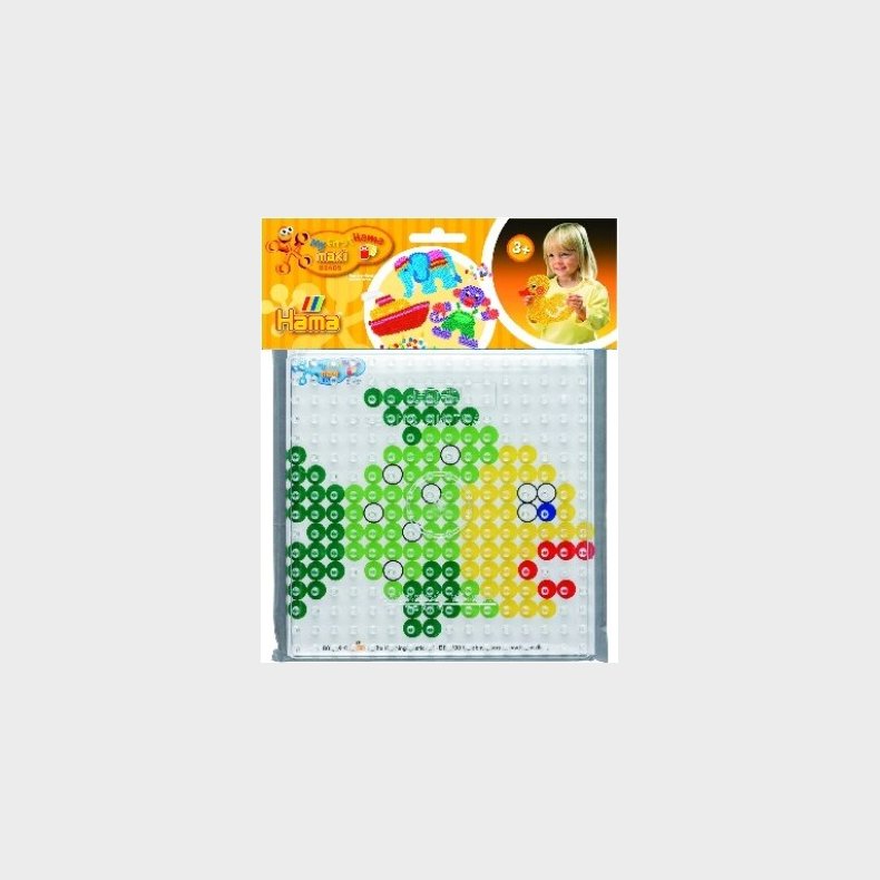 Hama Maxi Perleplade - Firkantet Stiftplade - 8283