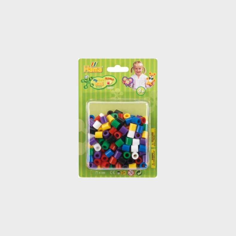 Hama Maxi Perler - Mix 00 - 250 Stk. - 8520