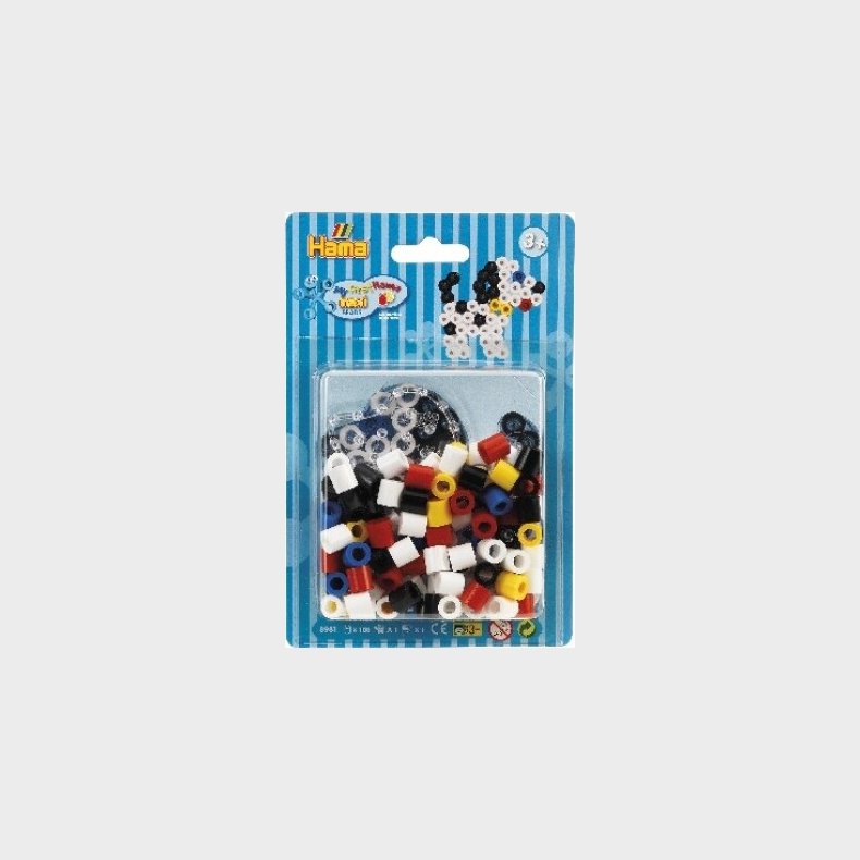 Hama Maxi Perlest - Hund Perleplade Og Perler - 8981