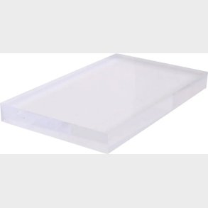 Stempelblok 57x101x10mm Klar - Hobby Line