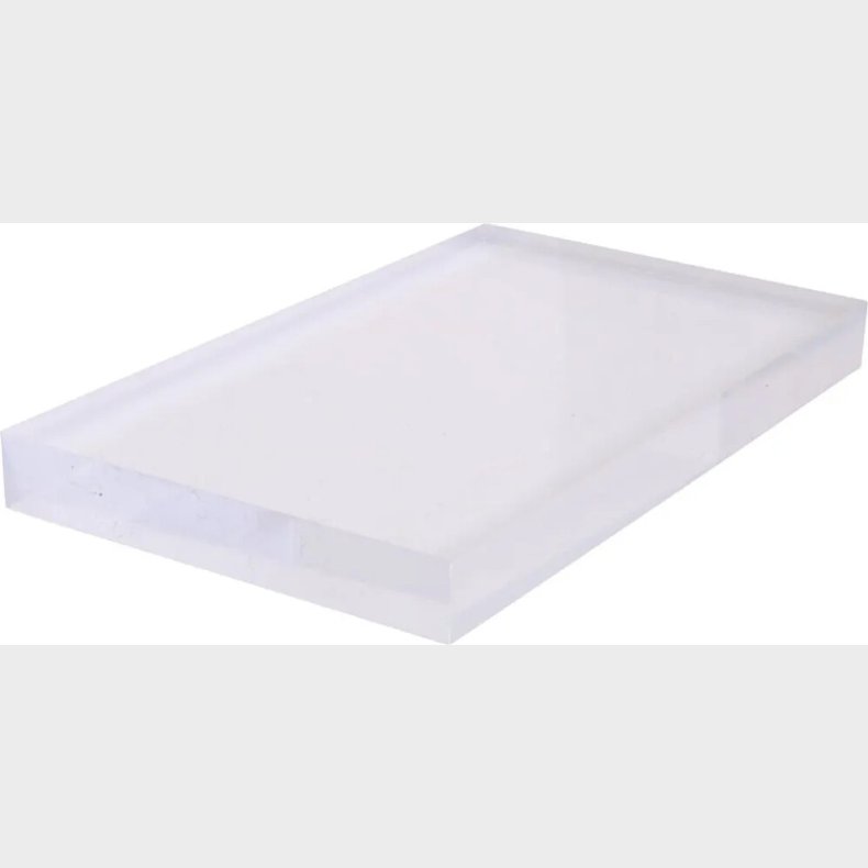 Stempelblok 57x101x10mm Klar - Hobby Line