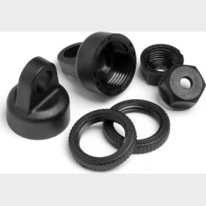 Shock Cap And Preload Collar Set - Hp100317 - Hpi Racing