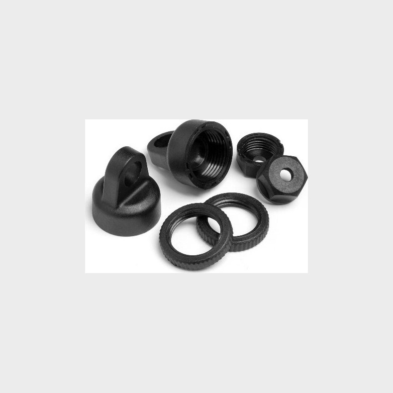 Shock Cap And Preload Collar Set - Hp100317 - Hpi Racing