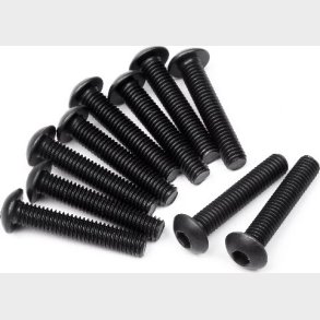 Button Head Screw M3x16mm (hex Socket/10pcs) - Hp100560 - Hpi Racing