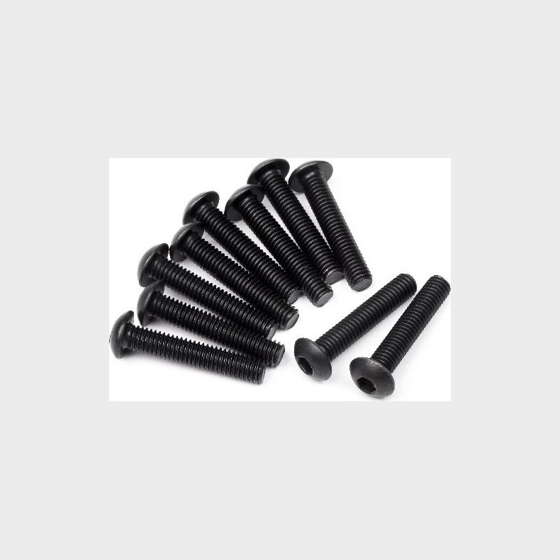 Button Head Screw M3x16mm (hex Socket/10pcs) - Hp100560 - Hpi Racing