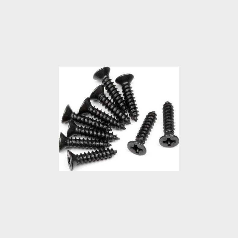 Tp. Flat Head Screw M3*14mm (10pcs) - Hp101245 - Hpi Racing