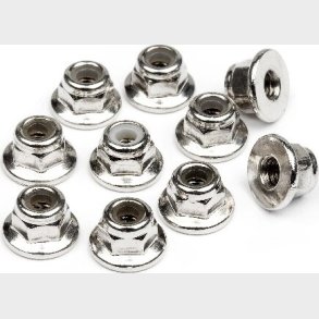 Flanged Lock Nut M3 (10pcs) - Hp103671 - Hpi Racing