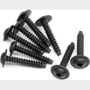 Tp Flanged Screw M3x18mm (hex Socket/8pcs) - Hp103673 - Hpi Racing