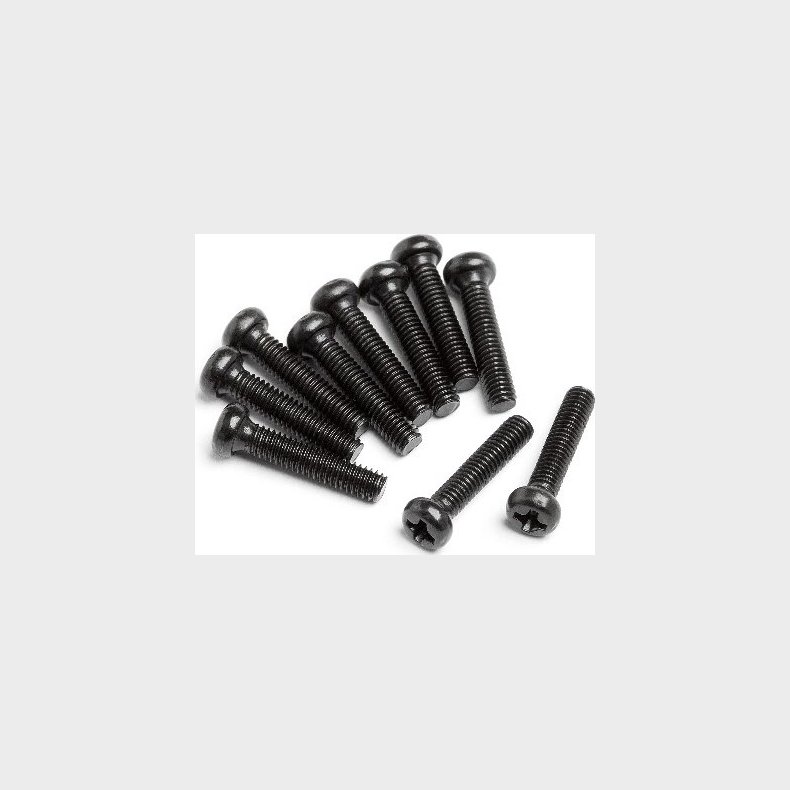 Binder Head Screw M2.5x12 (10pcs) - Hp107154 - Hpi Racing