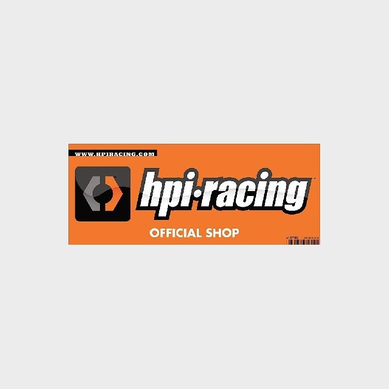 Hpi Logo Small Window Sticker - Double Sided - Hp107182 - Hpi Racing